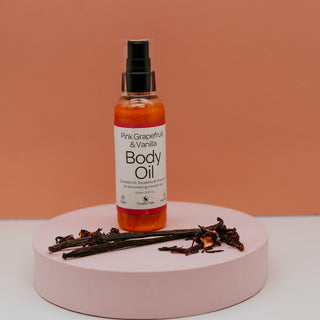 Pink Grapefruit & Vanilla Body Oil