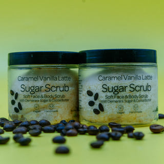 Caramel Vanilla Latte Demerara & Golden Castor Sugar Scrub