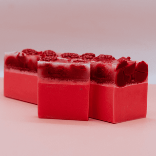 Marshmallow & Raspberry Soap Loaf