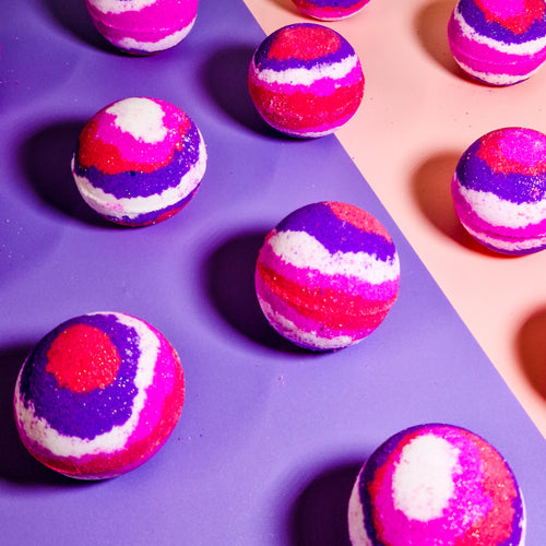 Raspberry Creme Bath Bomb