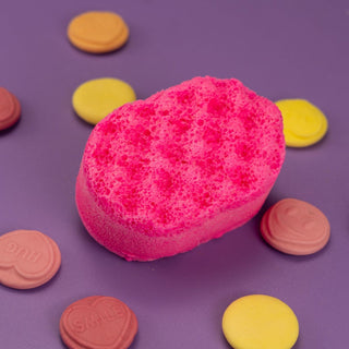 Mini Plum & Rhubarb Soap Sponge
