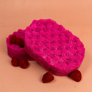 Raspberry Creme Soap Sponge