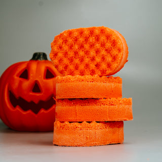 Pumpkin Spice Soap Sponges