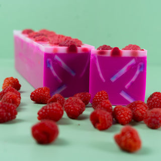 Raspberry Creme Soap Loaf
