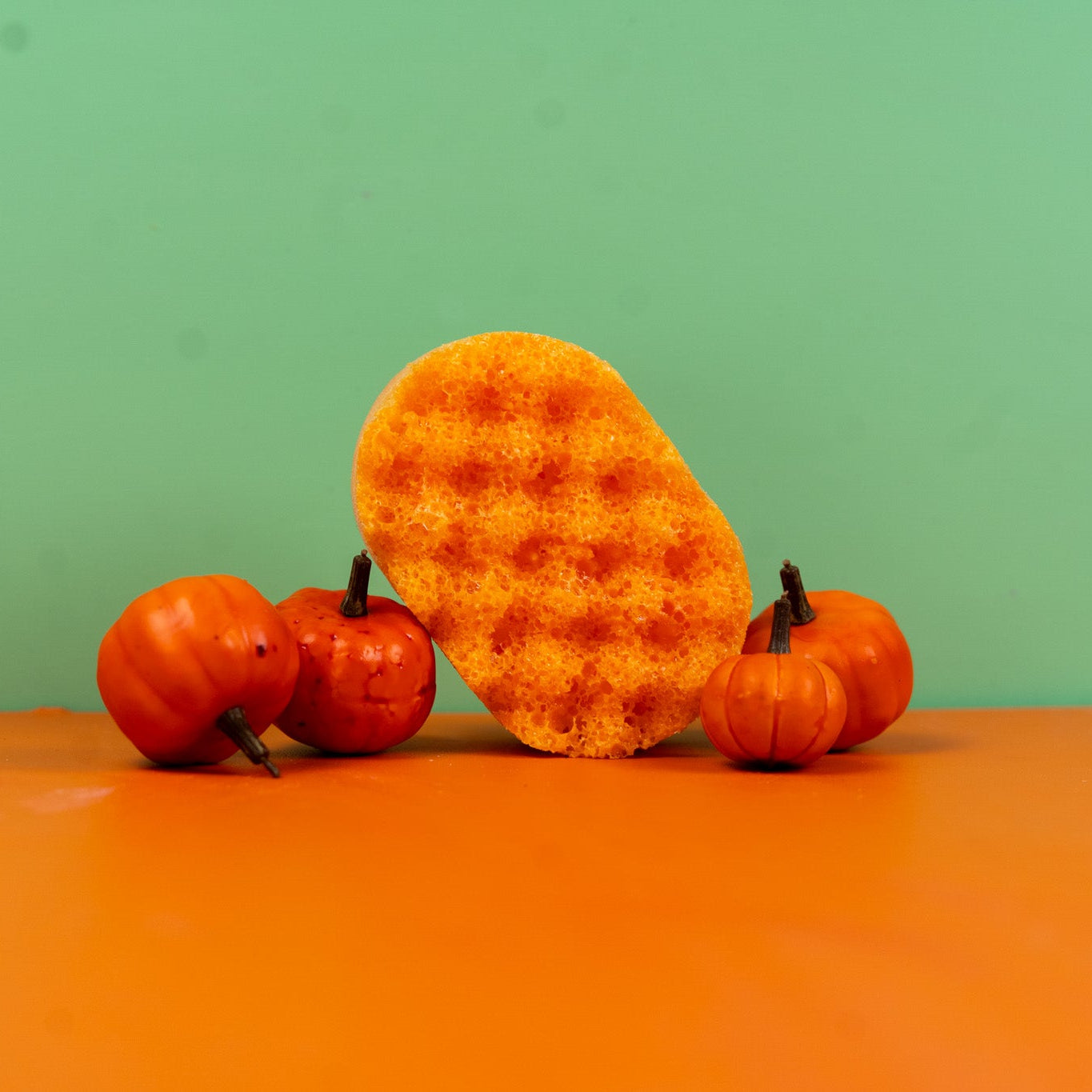 Pumpkin Spice Mini Soap Sponges