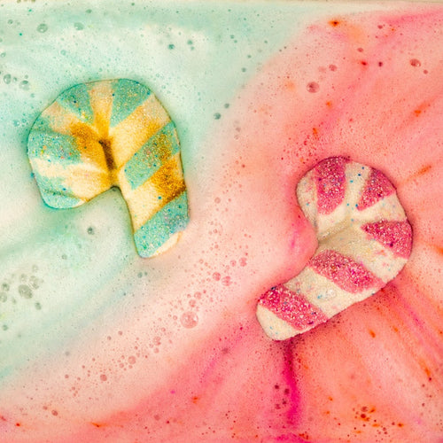 Candy Cane Bath Bomb