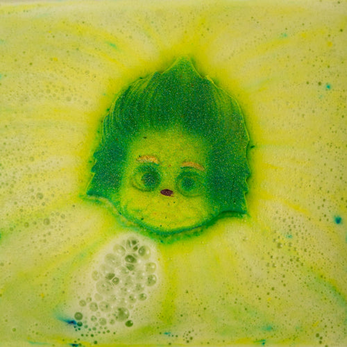 Baby Grinch Bath Bomb