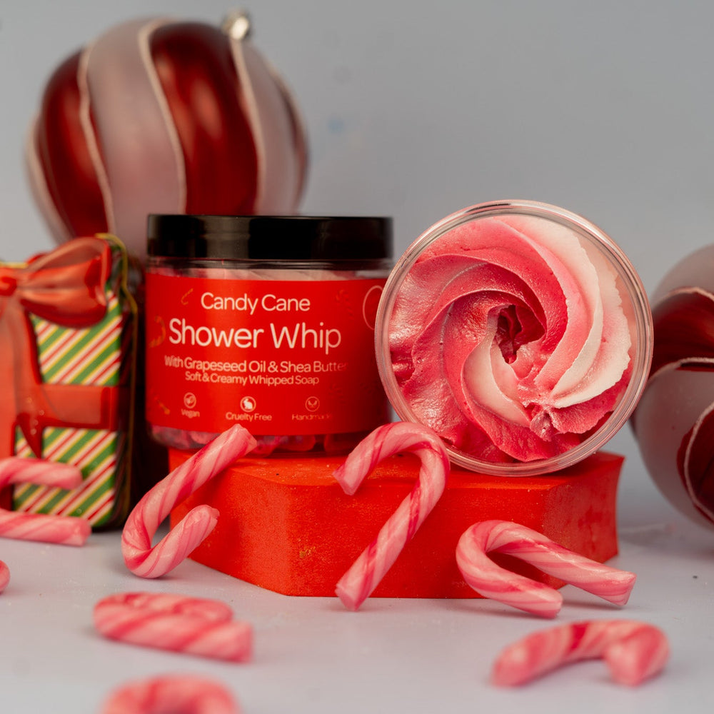 Candy Cane Whipped Soap