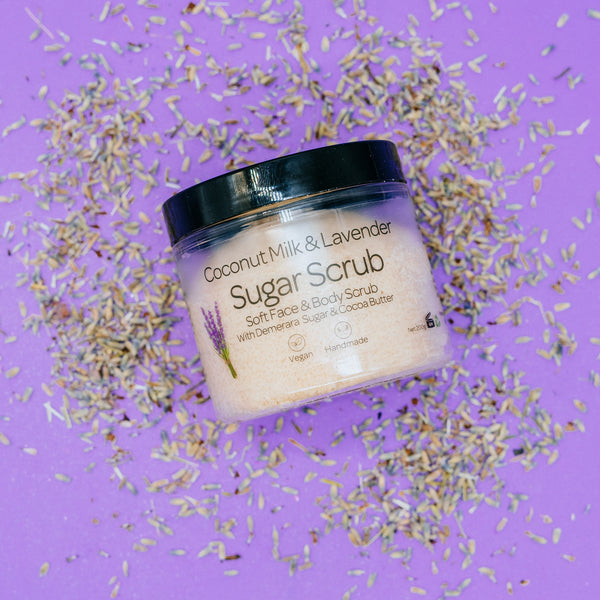 Coconut Milk & Lavender Demerara & Golden Castor Sugar Scrub