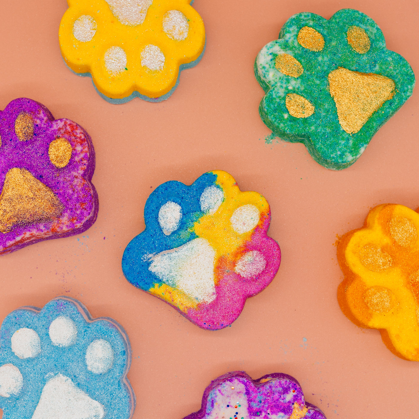 Paw Print Bath Bomb