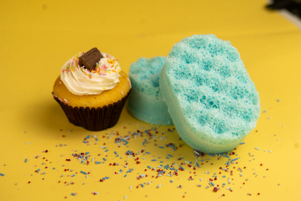 Mini Birthday Cake Soap Sponge