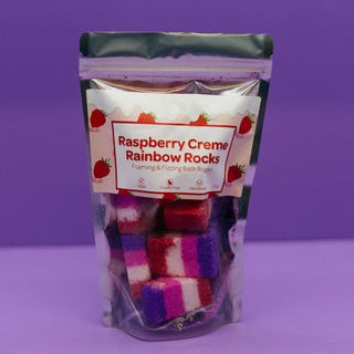 Raspberry Crème Bath Rocks
